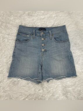 J. Crew Merchantile Women’s Size 25 High Rise Button Fly Denim Jean Shorts